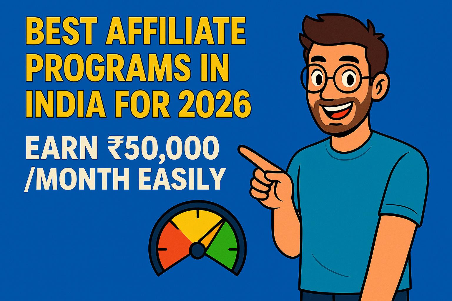 💸 Best Affiliate Programs in India for 2026 (Earn ₹50,000/Month Easily)