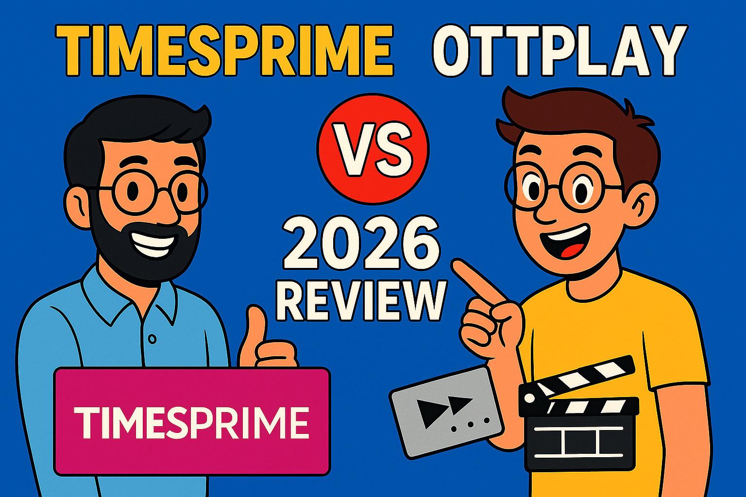 🎬 TimesPrime vs OTTPlay Review 2026 — Which One is Better & Worth Your Money?